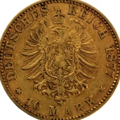 10 Mark Wilhelm I Preußen Gold verschiedene Jahrgänge