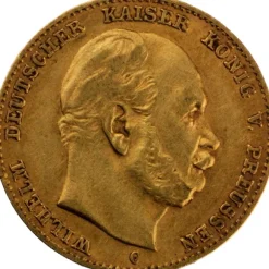 10 Mark Wilhelm I Preußen Gold verschiedene Jahrgänge