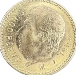 Mexiko 5 Pesos - Hidalgo - Goldmünze Centenario