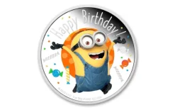 Minions - Happy Birthday - 1 Oz Silber Proof 2020*