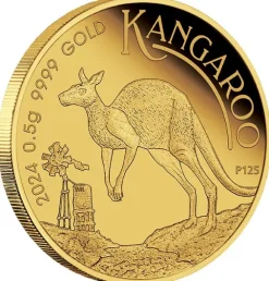 Mini Roo 2024 0,5g Gold Coin im Blister