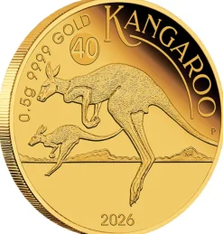 Mini Roo 0,5 Gramm Goldmünze 2026 - Blister