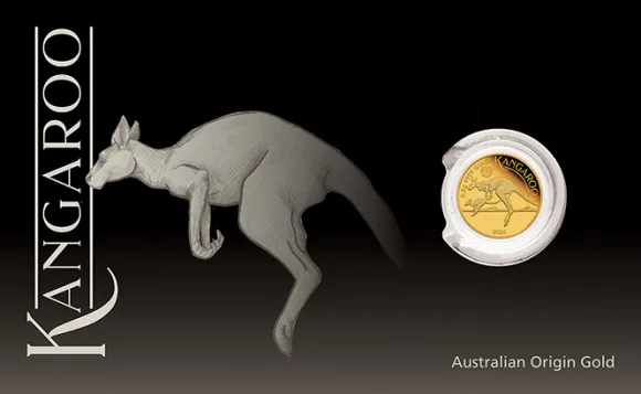 Mini Roo 0,5 Gramm Goldmünze 2026 - Blister
