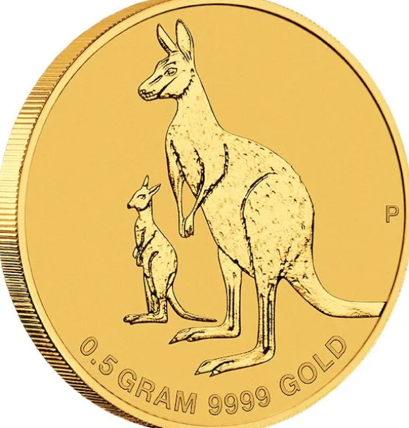 Mini Roo - Känguru - 0,5 Gramm Gold 2020 im Blister