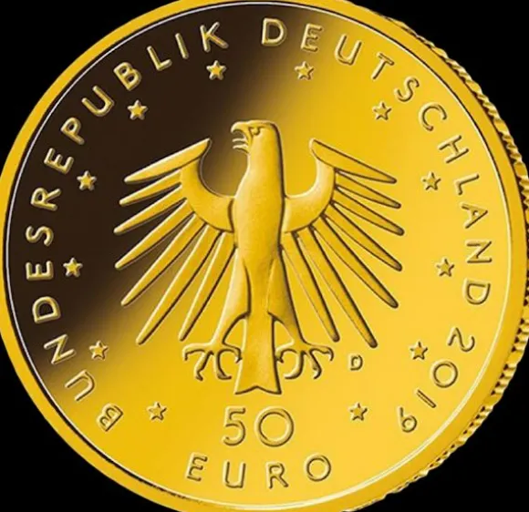 Musikinstrumente - Hammerflügel - 50 Euro Goldmünze 2019 +Box +COA