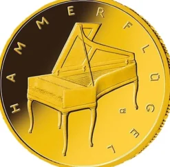 Musikinstrumente - Hammerflügel - 50 Euro Goldmünze 2019 +Box +COA