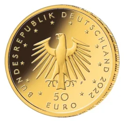 Musikinstrumente - Konzertgitarre - 50 Euro Gold 2022 + Box + COA