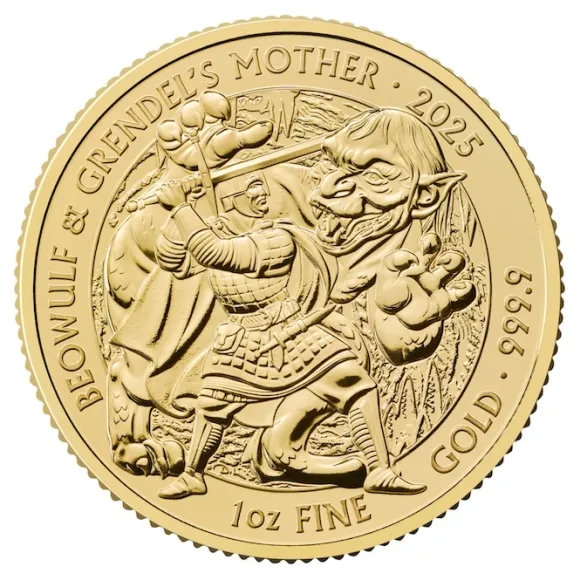 Myths & Legends Beowulf and Mother Grendel´s 1 Oz Gold 2025