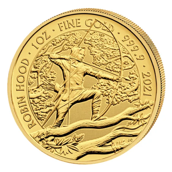 Myths & Legends - Robin Hood - 1 Unze Gold 2021