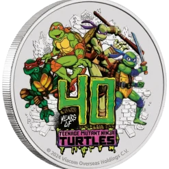 Ninja Turtles 40 Jahre 1 Unze Silber 2024 im Blister