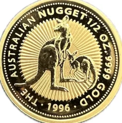 Nugget / Känguru 1/2 Unze Gold 1991