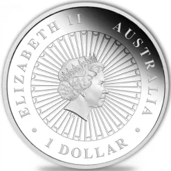 Opal Serie - Jahr des Hundes -1 Oz Silber 2018 *