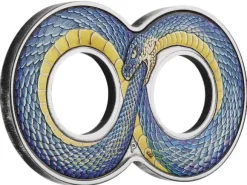 Ouroboros Infinity - Figure Eight - 2 Oz Silber Antik +Box +COA*