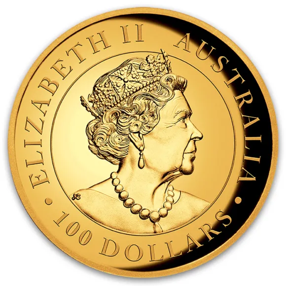 1 Oz Gold High Relief Känguru 2019