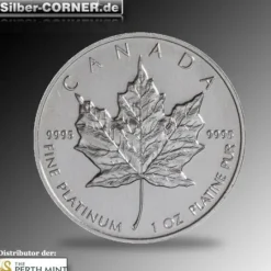 1/2 Oz Platin Maple Leaf verschiedene Jahrgänge*