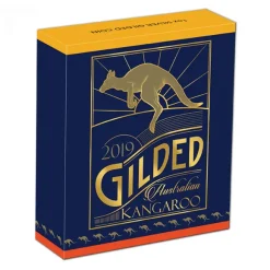 1 Oz Silber Gilded Känguru 2019 *