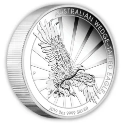 2019 2 oz Silber Piedfort Wedge Tailed Eagle 2019*