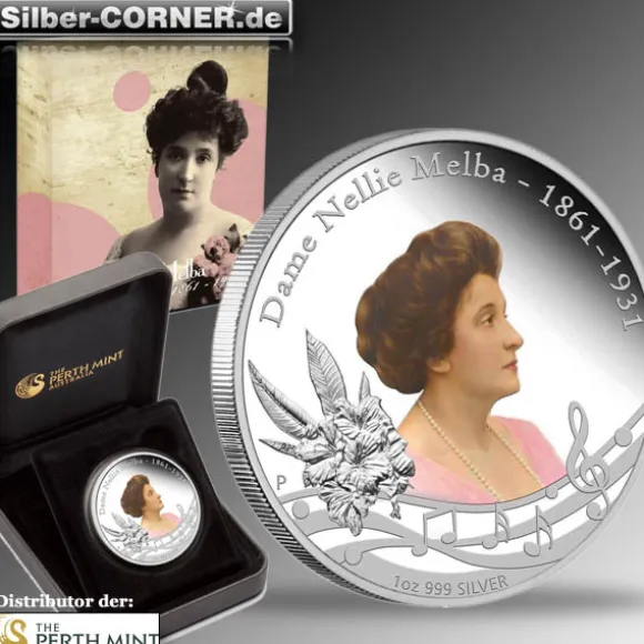 1 Oz Silber Proof Dame Nellie Melba*