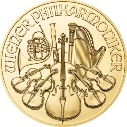 Philharmoniker 1/25 Gold verschiedene Jahrgänge