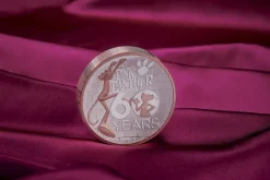Pink Panther 60th Anniv. 5 Oz Silber Proof High Relief 2024 +Box +COA*