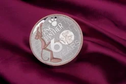 Pink Panther 60th Anniv. 5 Oz Silber Proof High Relief 2024 +Box +COA*