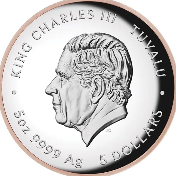 Pink Panther 60th Anniv. 5 Oz Silber Proof High Relief 2024 +Box +COA*