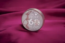 Pink Panther 60th Anniv. 5 Oz Silber Proof High Relief 2024 +Box +COA*