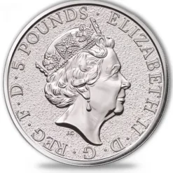 Queens Beast - Griffin of Edward - 2 Oz Silber 2017*