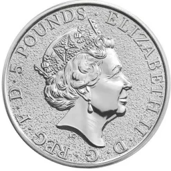 Queens Beast - Lion of England - 2 Oz Silber 2016*