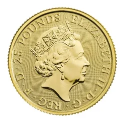 Queens Beast 1/4 Oz Gold verschiedene B-Ware