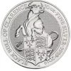 Queens Beasts - Black Bull - 10 Oz Sliber 2019*