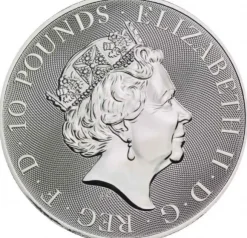 Queens Beasts - Completer Coin - 10 Oz Silber 2022*