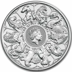 Queen´s Beasts - Completer - 2 Oz Silber 2021*