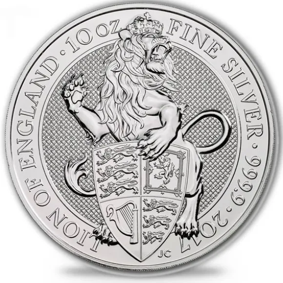 Queen´s Beasts - Lion - 10 Oz Silber 2017 *