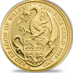 Queen´s Beasts - Red Dragon - 1 Oz Gold 2017