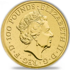 Queen´s Beasts - Red Dragon - 1 Oz Gold 2017