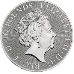 Queens Beasts - White Horse of Hanover - 10 Unzen Silber 2021*