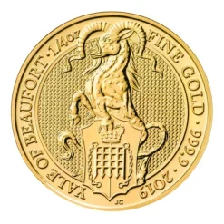 Queens Beasts - Yale of Beaufort - 1/4 Oz Gold 2019