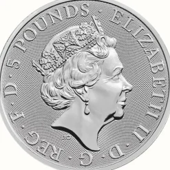 Queens Beast - Unicorn of Scotland - 2 Unzen Silber 2018*