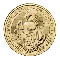 Queens Beast - Unicorn - 1 Oz Gold 2018
