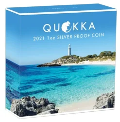 Quokka 1 Oz Silber Proof 2021 +Box +COA*