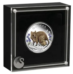 Quokka 1 Oz Silber Proof 2022 +Box +COA*