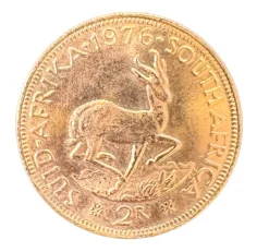 2 Rand Südafrika 7,32 Gramm Feingold