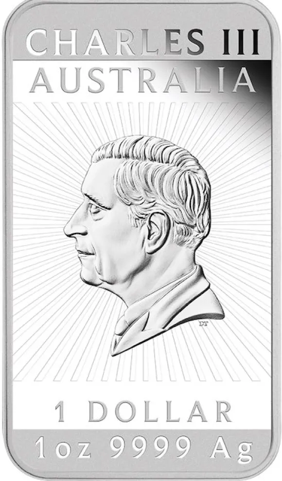 Rectangular Drache 1 Oz Sliber Proof 2025