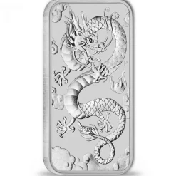 Rectangular Drache 1 Unze Silber 2019*