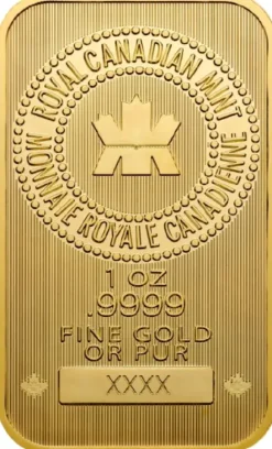 Royal Candaian Mint 1 Oz Goldbarren im Blister