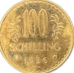 100 Schilling Österreich Republik Gold verschiedene JG