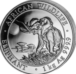 Somalia Elefant 1 KG Silber 2016*