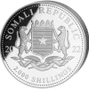 Somalia Elefant 1 KG Silber 2022*