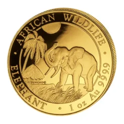 Somalia Elefant 1 Unze Gold 2017